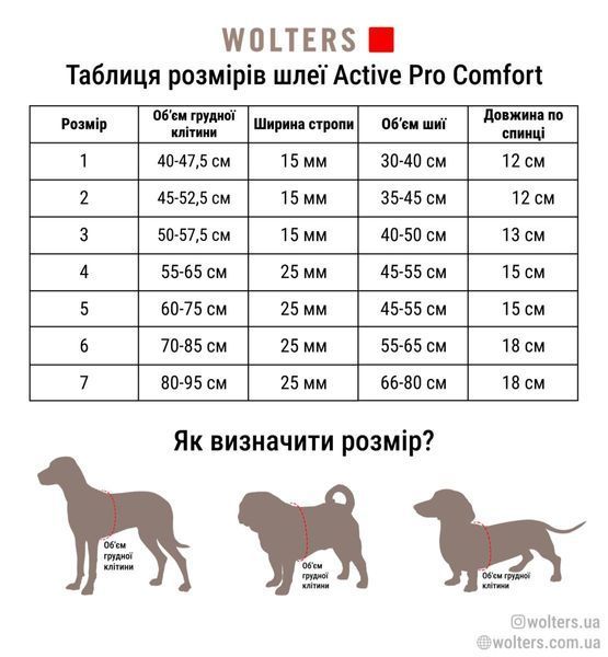 Шлейка для собак пом'якшена з ручкою Wolters Active Pro Comfort 4 55-65 см Червоний 28166 фото