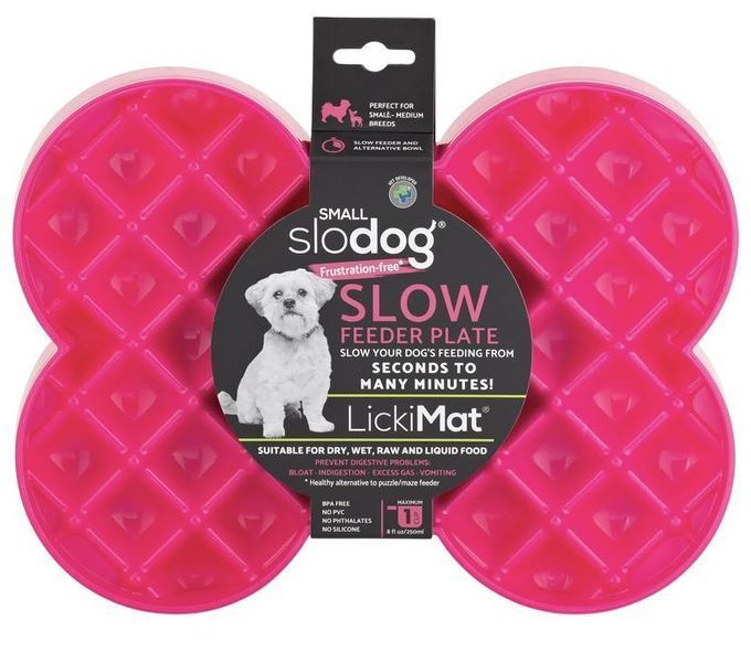 Миска слоуфидер для маленьких собак LickiMat Small Slodog Pink 30347 фото
