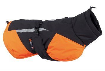 Теплая зимняя куртка для собак Glacier jacket 3.0 Non-stop dogwear Черный/Оранжевый 27 41276 фото