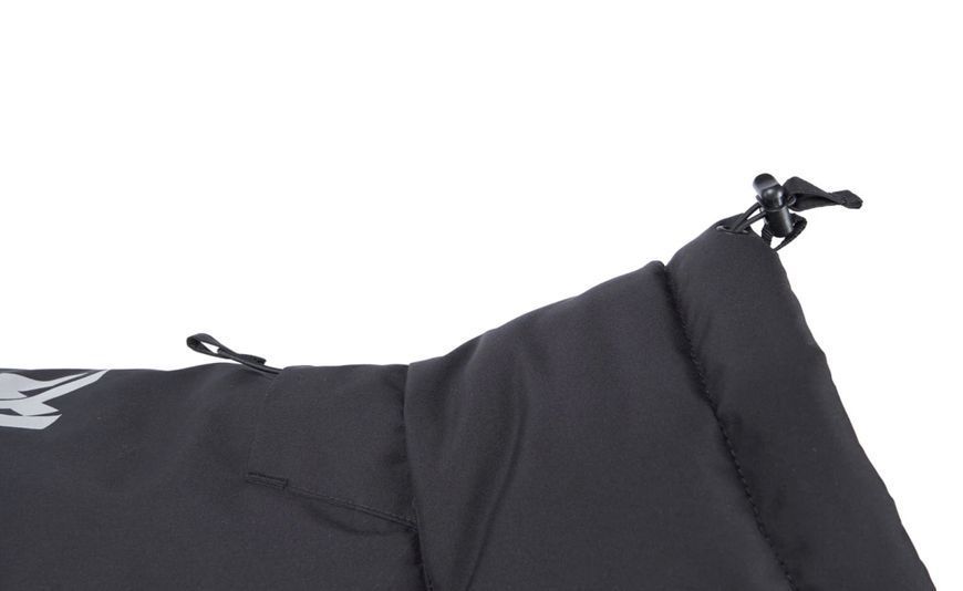 Тепла зимова куртка для собак Glacier jacket 3.0 Non-stop dogwear Чорний/Помаранчевий 27 41276 фото