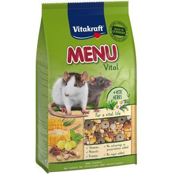 Корм Vitakraft Premium Menu Vital для декоративних гризунів та щурів 1000 г 1111160670 фото