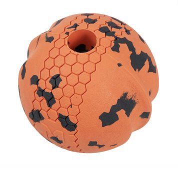 Іграшка для собак м'ячик Non-stop dogwear 7х7 см Чорний/Помаранчевий 40542 фото