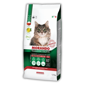 Сухий корм для котів Morando Tradizioni з яловичиною та свининою 400 g 02766 фото