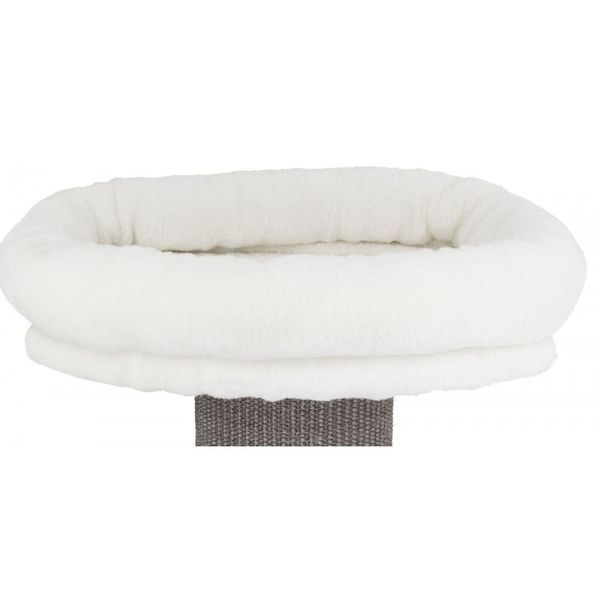 Дряпка Trixie Acadia для котів настінна сизаль/плюш біла/сіра 46х37х160 см 1111172123 фото