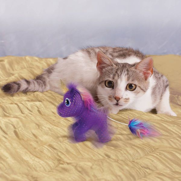 Игрушка для котов Kong Enchanted Buzzy Unicorn 41614 фото