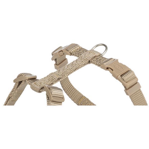 Шлея Trixie Premium H-harness для собак XS&ndash;S 30&ndash;44 см 10 мм пісочна 1111185379 фото