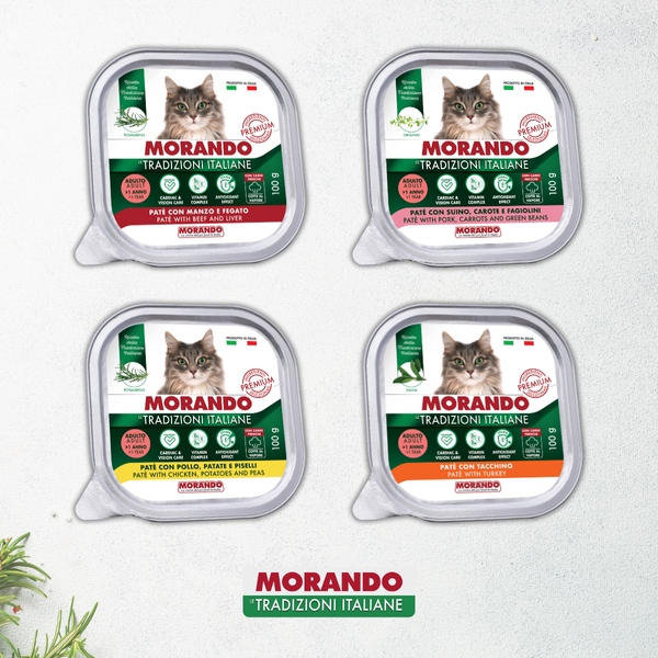 Сухий корм для котів Morando Tradizioni з яловичиною та свининою 400 g 02766 фото