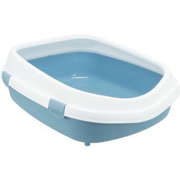 Туалет Trixie Прімо XXL з бортиками 56 х 25 х 71 см синьо-білий 1111183754 фото