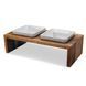 Миски на підставці Wolters Foodstation Meshidai True 2 x 0,4 л Коричневий 32311 фото 1