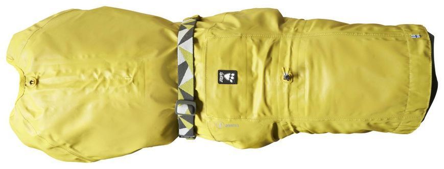 Рефлекторний дощовик для собак Hurtta Mudventure Reflective Coat 50 Жовтий 31407 фото