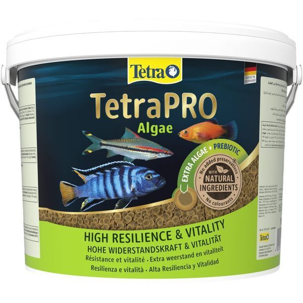 Корм Tetra Pro Algae Multi-Crisps для травоїдних риб з овочами чіпси 10 л/ 1,9 кг 13560 фото
