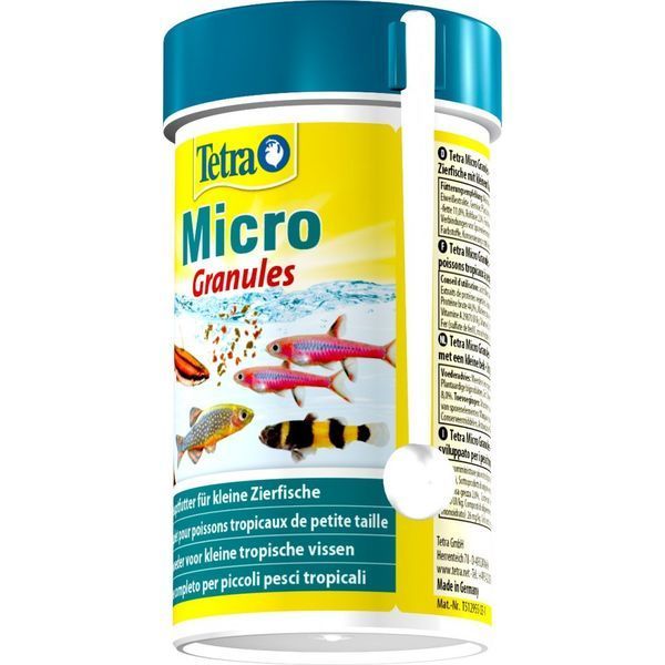 Корм Tetra Micro Granules для акваріумних дрібних рибок гранули 100мл 1111157244 фото