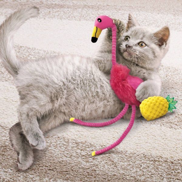Іграшка для котів Kong Tropics Flamingo 41684 фото