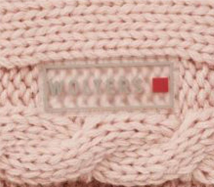 В'язаний светр для собаки Wolters Cable Knit з візерунком коси 40 см Рожевий 28422 фото