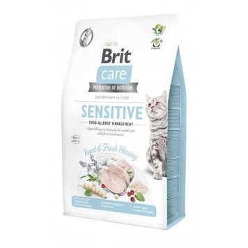 Корм сухий Brit Care Cat Grain Free Insect для дорослих котів з харчовою непереносимістю з комахами та рибою 2 кг 1111167491 фото