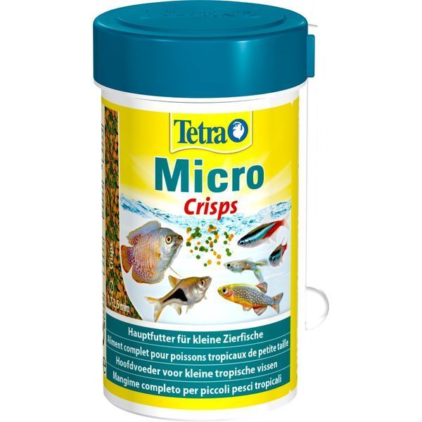 Корм сухий Tetra Micro Crisps для тропічних акваріумних рибок в чіпсах 100мл 1111157245 фото