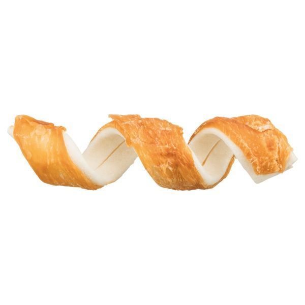 Ласощі Trixie Denta Fun Chicken Chewing Curls для собак Палички для чищення зубів сиром ятна шкіра з куркою 15 см 110 г 3 шт 1111163209 фото