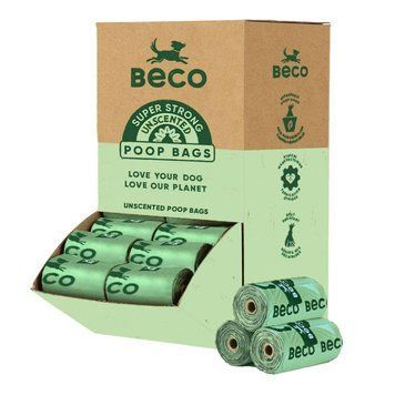Одноразові пакетики для прибирання за собаками Beco Pets без запаху 960 шт (64 рулона) 31314 фото