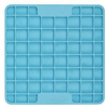 Лизальний килимок антистрес для маленьких собак собак LickiMat Mini Playdate Turquoise, м'яка основа 30304 фото