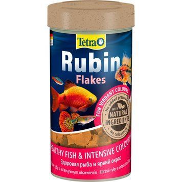 Корм Tetra Rubin Flakes для акваріумних рибок для забарвлення пластівці 52 г/ 250 мл 1695 фото