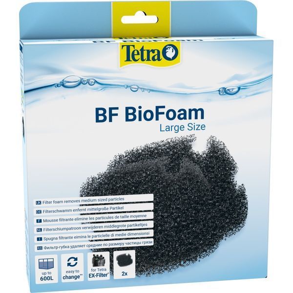 Вкладиш Tetra BioFoam для зовнішнього фільтра EX 1200/1200 Plus губка 2 шт 1111113821 фото