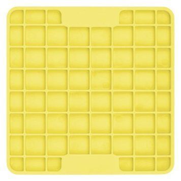 Лизальний килимок антистрес для маленьких собак собак LickiMat Mini Playdate Yellow, м'яка основа 30305 фото