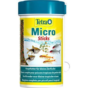 Корм сухий Tetra Micro Sticks для тропічних акваріумних рибок в паличках 100мл 1111157247 фото