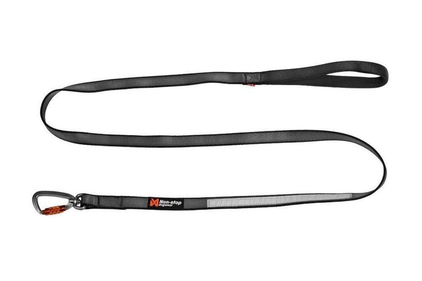 Поводок для собак Move leash Non-stop dogwear Черный 1,5 м/15 мм 41395 фото