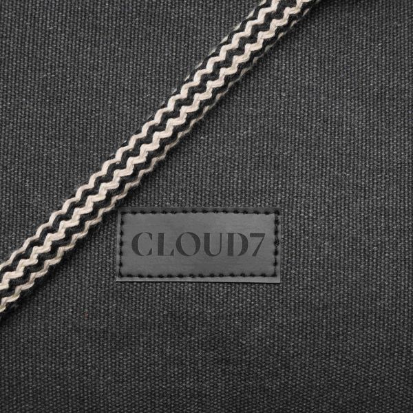 Переносний лежак для собак Cloud7 Travel Canvas Чорний M 46136 фото