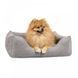 Лежак Pet Fashion Denver №1 для собак сірий 60х50х18 см 1111171995 фото 2