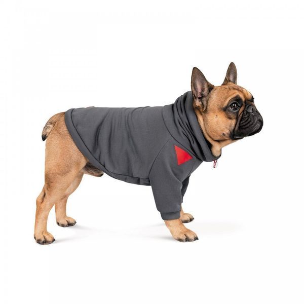 Худі Pet Fashion Snoodie для собак сіра S 1111165367 фото