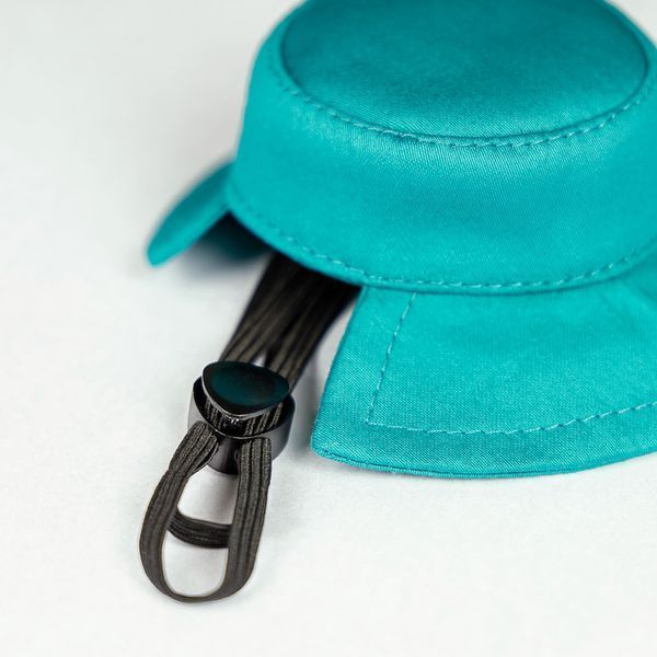 Панама Pet Fashion Rob для собак бавовна фіксатор бірюзова ХL 1111195204 фото