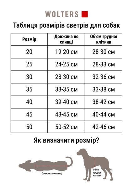 В'язаний светр для собаки Wolters Moose з візерунком Лось 25 см Червоний 29558 фото