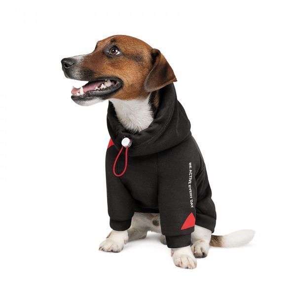Худі Pet Fashion Snoodie для собак чорна M 1111165361 фото