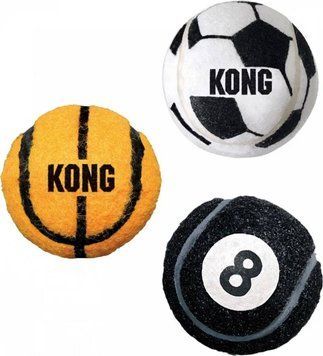 Іграшка для собак Kong Sport Balls S 3 шт. 41577 фото