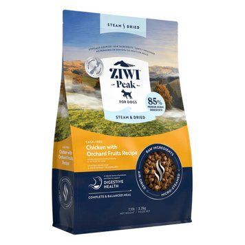 Повнораціонний сухий корм для собак Ziwi Peak Steam Dried Курка з садовими фруктами 3,2 кг 42153 фото