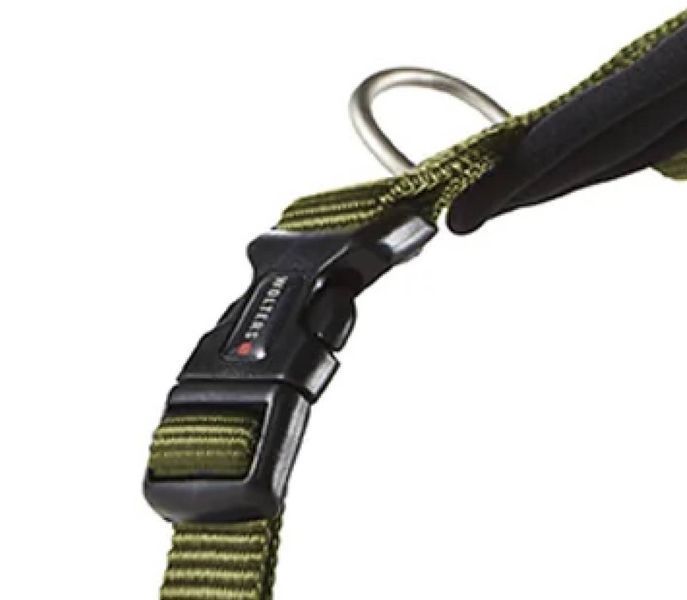 Шлейка для собак пом'якшена Wolters Professional Comfort 7 90-110 см / 35 мм Оливковий 29775 фото