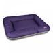 Лежак Pet Fashion Askold 4 для собак фіолетовий/сірий 80x60x13 см 1111170227 фото 1