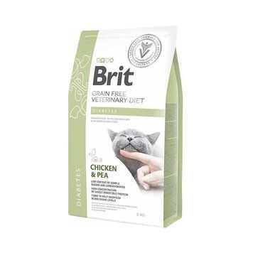 Корм сухий Brit Grain Free VetDiet Cat Diabetes для котів з цукровим діабетом беззерновий з куркою та горохом 2 кг 1111152755 фото