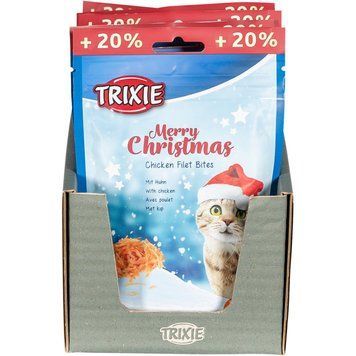 Ласощі Trixie Xmas PREMIO для котів Шматочки з курячого філе 60 г 1111177546 фото