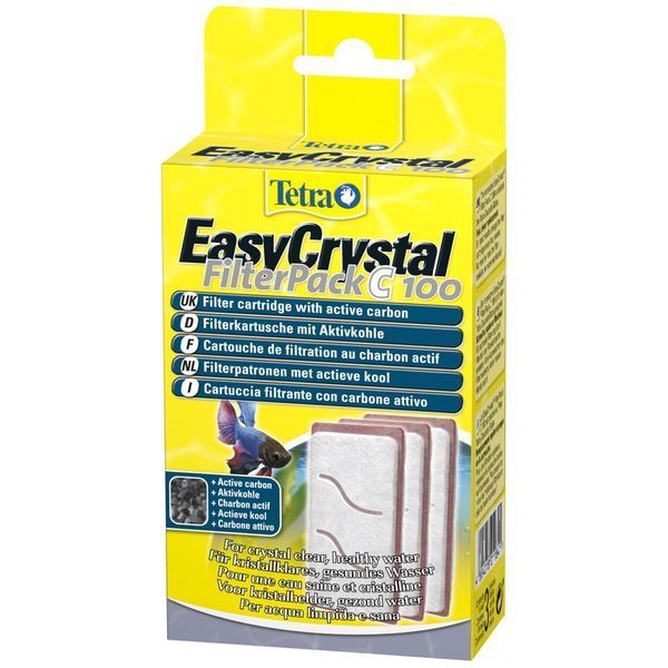 Вкладиш Tetra для акваріума до фільтру Filter Pack 100 C Cascade Globe з активованим вугіллям 1111114648 фото