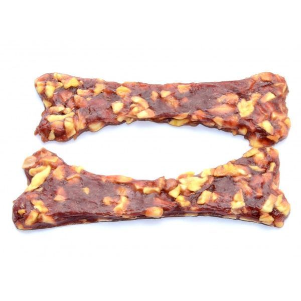 Ласощі Yalute для собак Bone Shape of Duck and Apple качка і яблуко 100 г 1111170831 фото