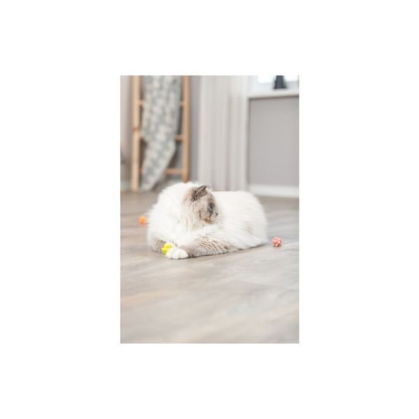 Набір іграшок Trixie для котів М_ячики з виступами резина 3,5 см 4 шт 1111116255 фото