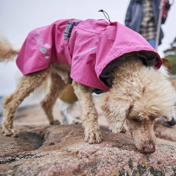 Дощовик для собак Hurtta Monsoon coat II ECO Рожевий 50 33357 фото