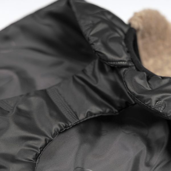 Попона Pet Fashion Ted для собак чорний/сірий L 1111205096 фото