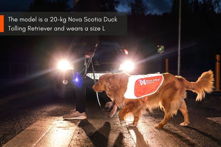 Світловідбивна попона Reflection blanket Non-stop dogwear Помаранчевий 2XS 40858 фото