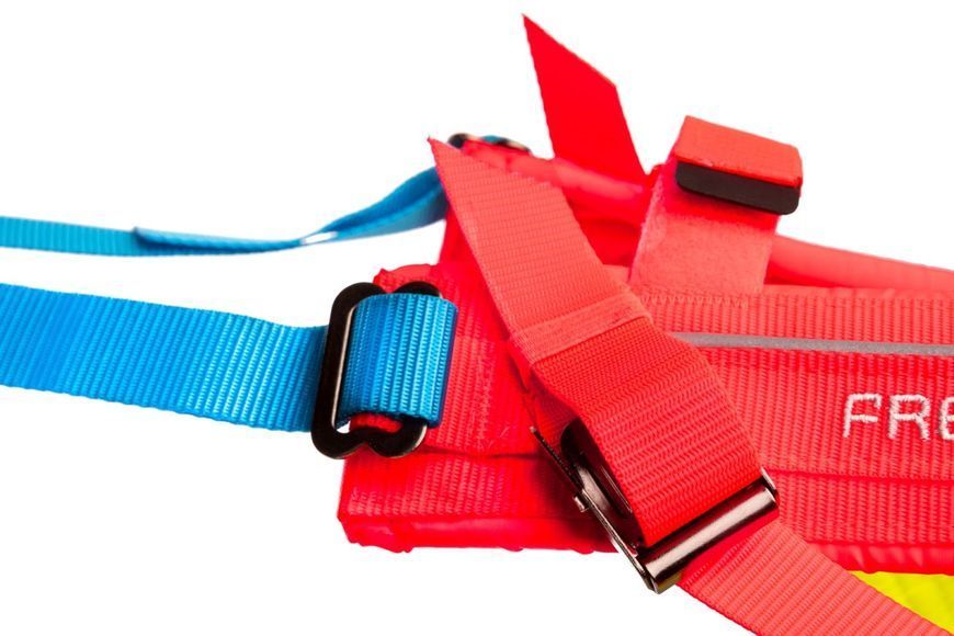 Шлея для собак Freemotion harness 5.0 LTD Non-stop dogwear Желтый/Розовый/Голубой 4 40669 фото