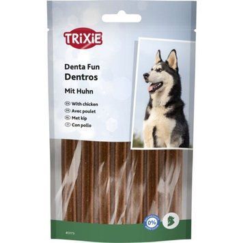 Ласощі Trixie Denta Fun Dentros для собак жувальні палички з м_ясом птахів 180 г 7 шт 1111134756 фото