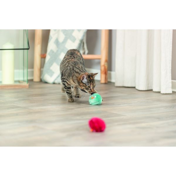 Іграшка Trixie для котів Звірята зі звуком плюш діаметр 6 см 1111185446 фото