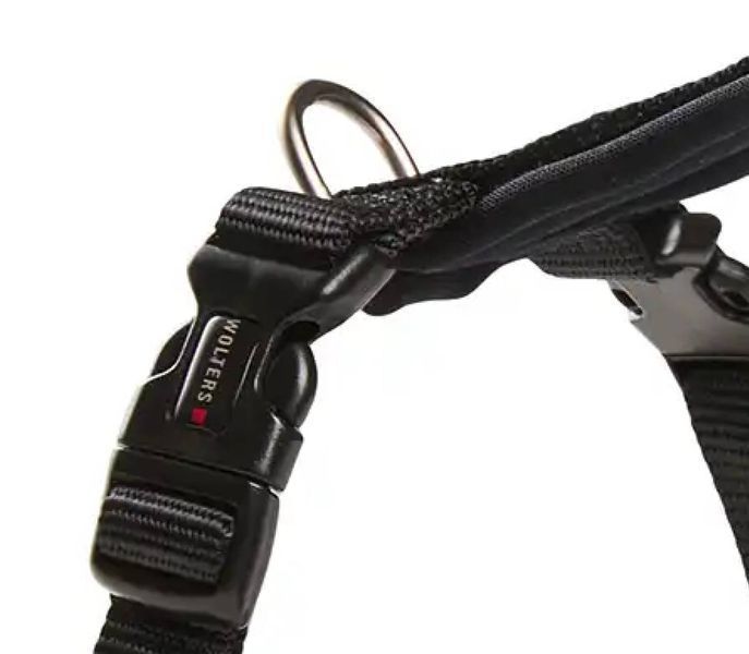 Шлейка для собак пом'якшена Wolters Professional Comfort 2 40-45 см / 25 мм Чорний 28280 фото